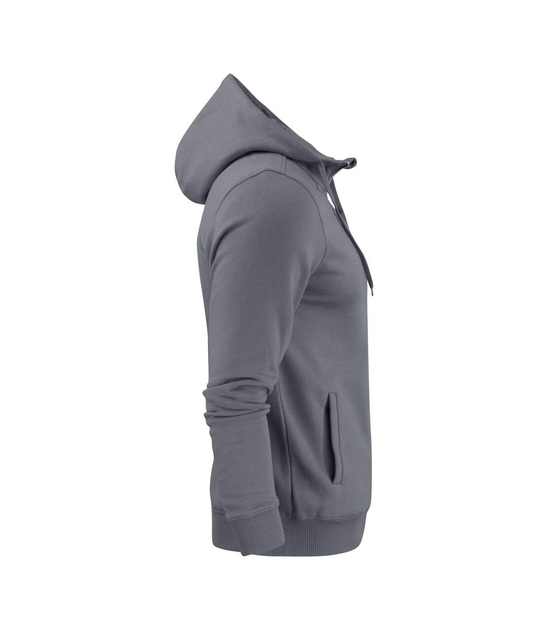 Veste À Capuche Motif/style Uni Homme Gris Acier Printer-3