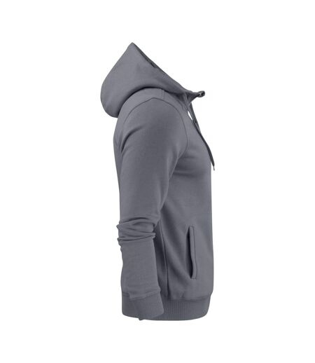 Veste À Capuche Motif/style Uni Homme Gris Acier Printer