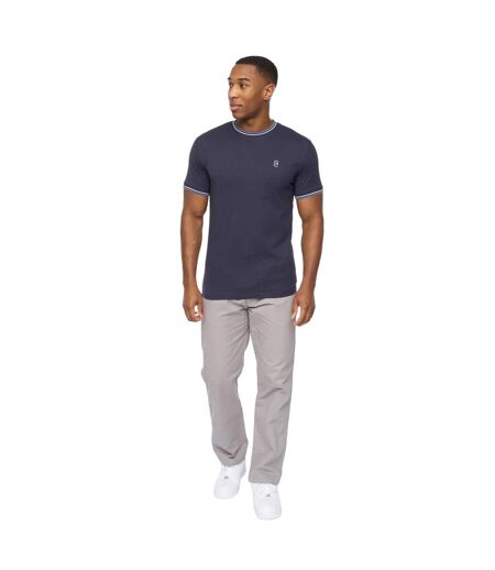 T-shirt Shellworth Homme Bleu Marine Crosshatch
