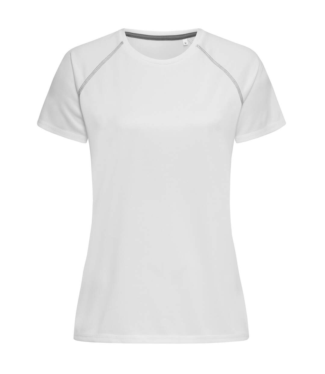 T-shirt raglan femme blanc Stedman-1