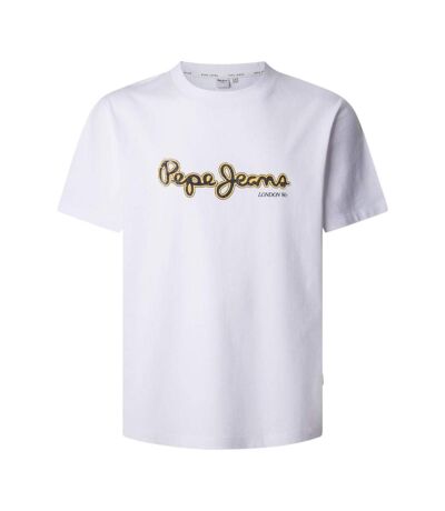 T-shirt blanc homme pepe jeans dorian - l