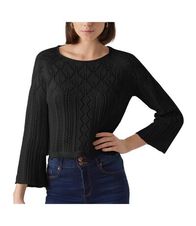 Pull noir femme femme vero moda ginger - l