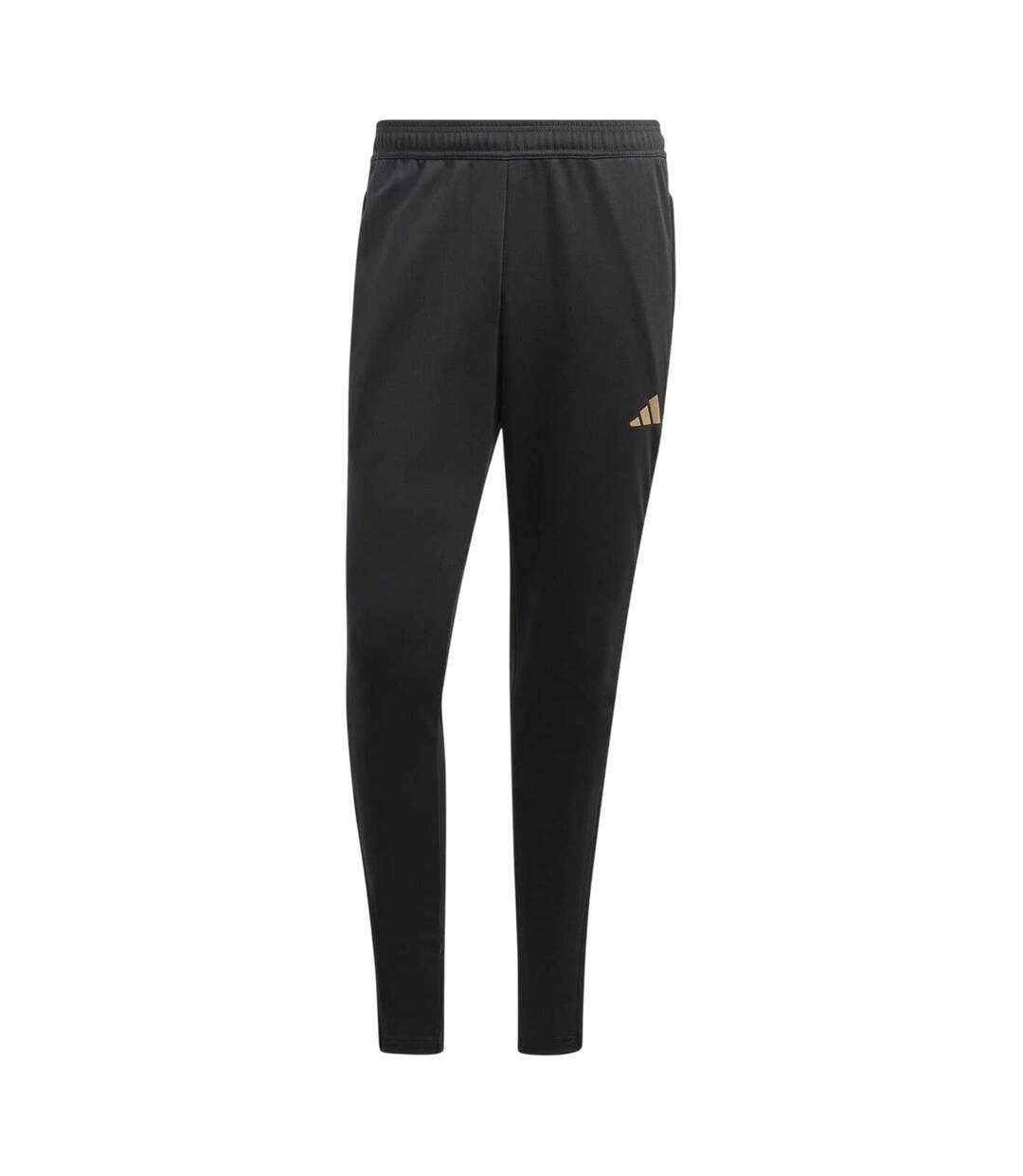Unisex Adult Gold Logo Tapered Tracksuit Bottoms Black Adidas-2