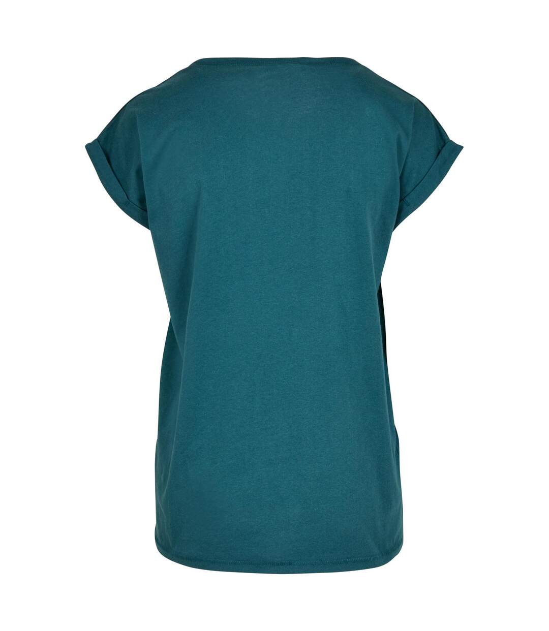 T-shirt Femme Bleu Sarcelle Build Your Brand-2