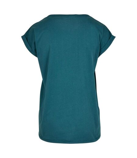 T-shirt Femme Bleu Sarcelle Build Your Brand