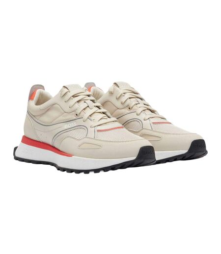 Mens Jonah Running Trainers Beige Boss