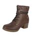 Bottines aleandra femme marron foncé Cipriata