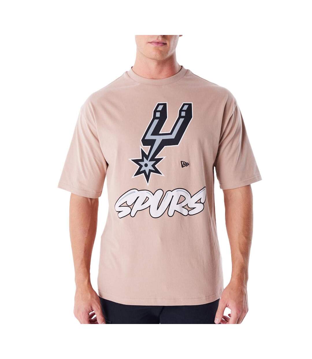T-shirt beige homme new era nba spurs - l-1