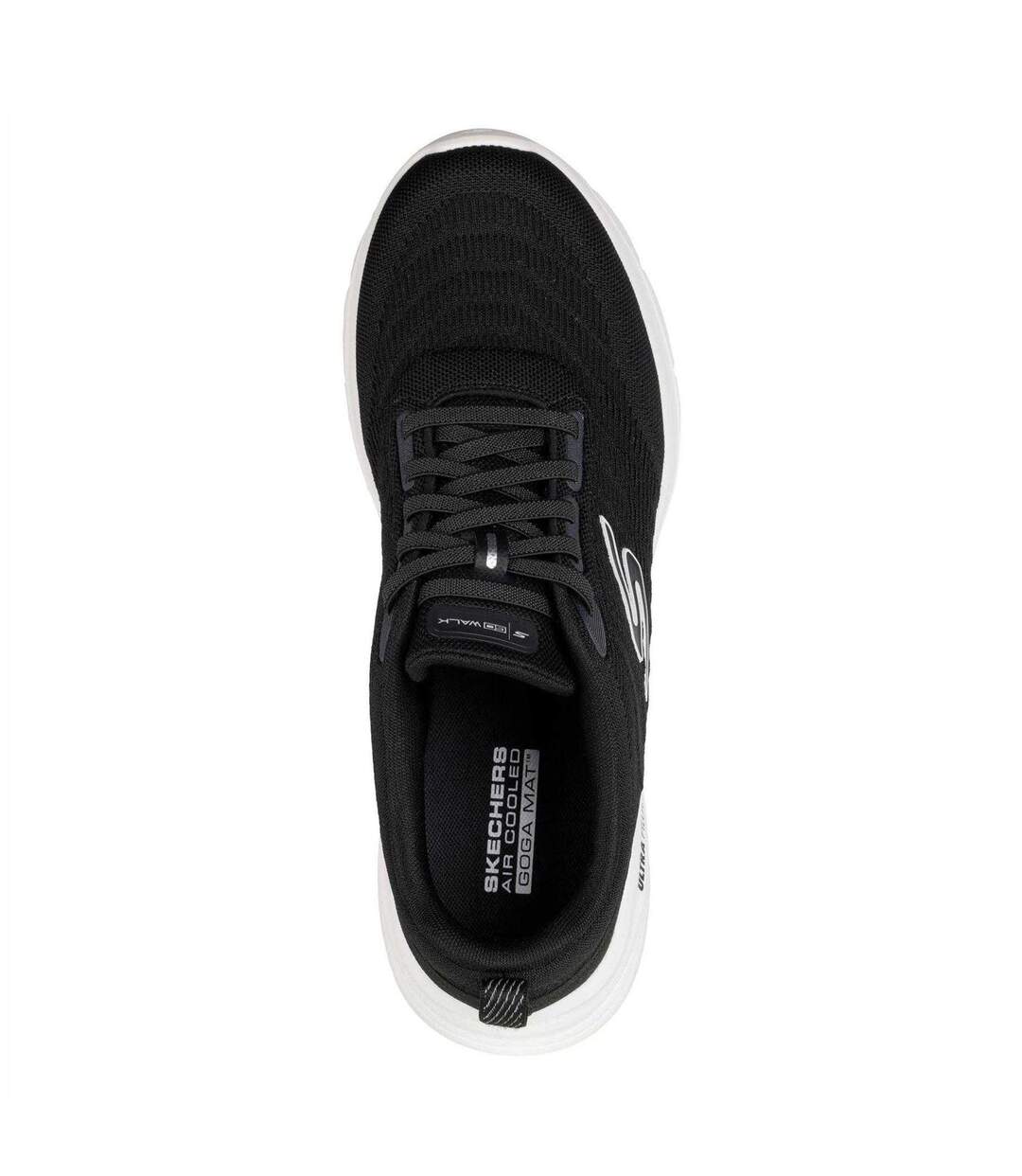 Baskets Go Walk Homme Noir Blanc Skechers-3