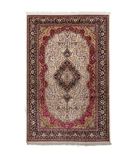 Authentique tapis d'Orient fait main en rayonne JAIPOUR 4