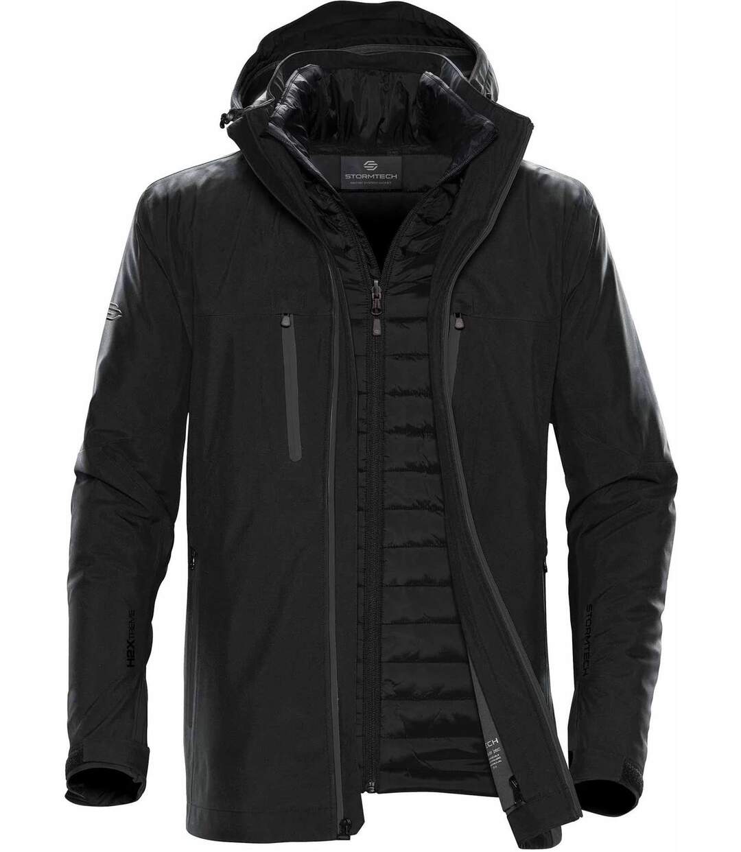 Veste technique 3 en 1 homme XB-4 MATRIX noir - carbone - conditions extrêmes-2