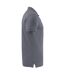 Mens Surf Stretch Polo Shirt Steel Grey Printer-4