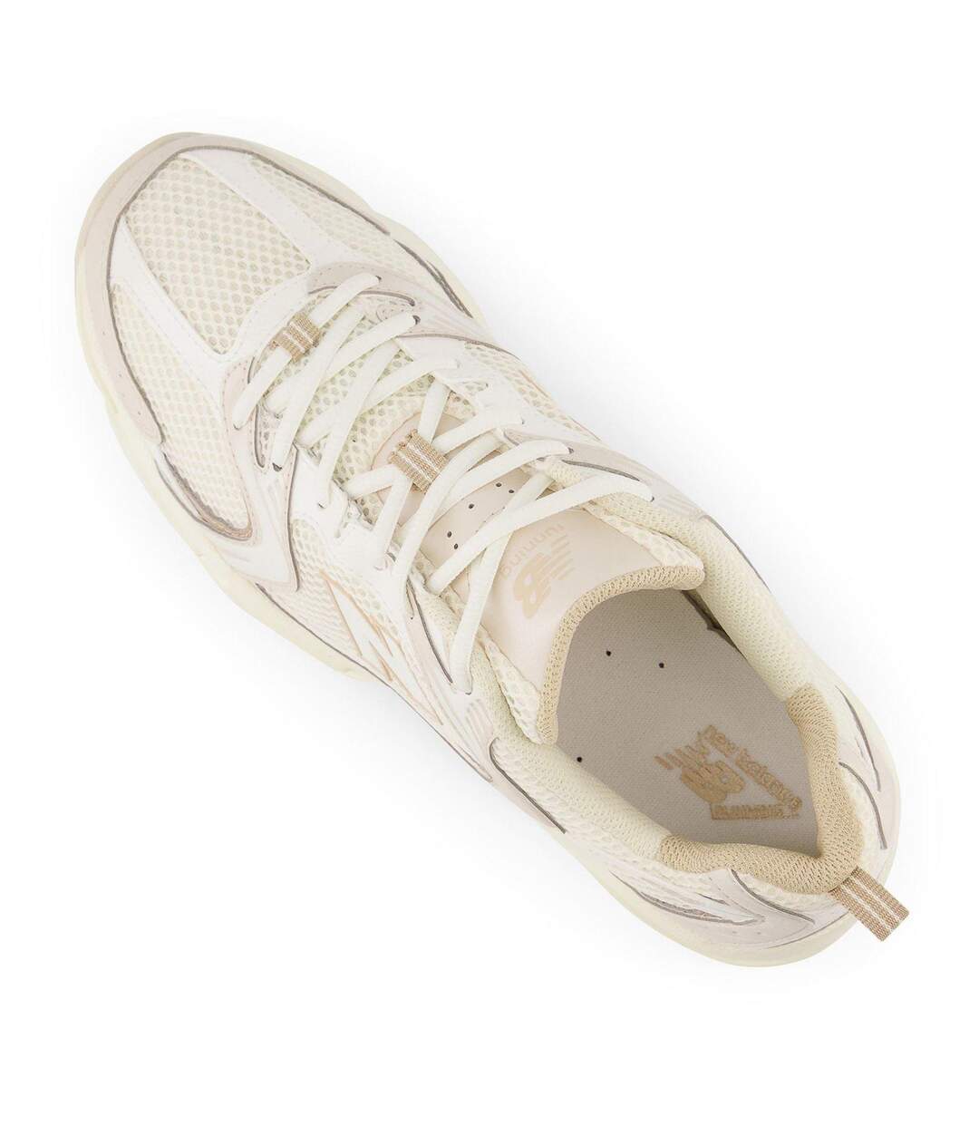 Womens/ladies 530 Trainers Beige Gold New Balance-4