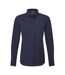 Womens/ladies supreme oxford long-sleeved formal shirt navy Premier-1