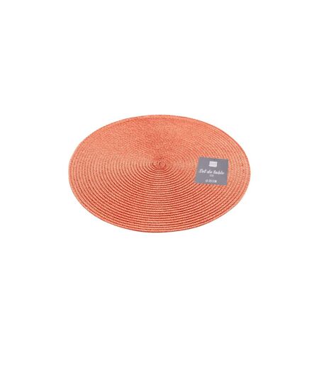 Set de Table Zebulon 35cm Orange Brique
