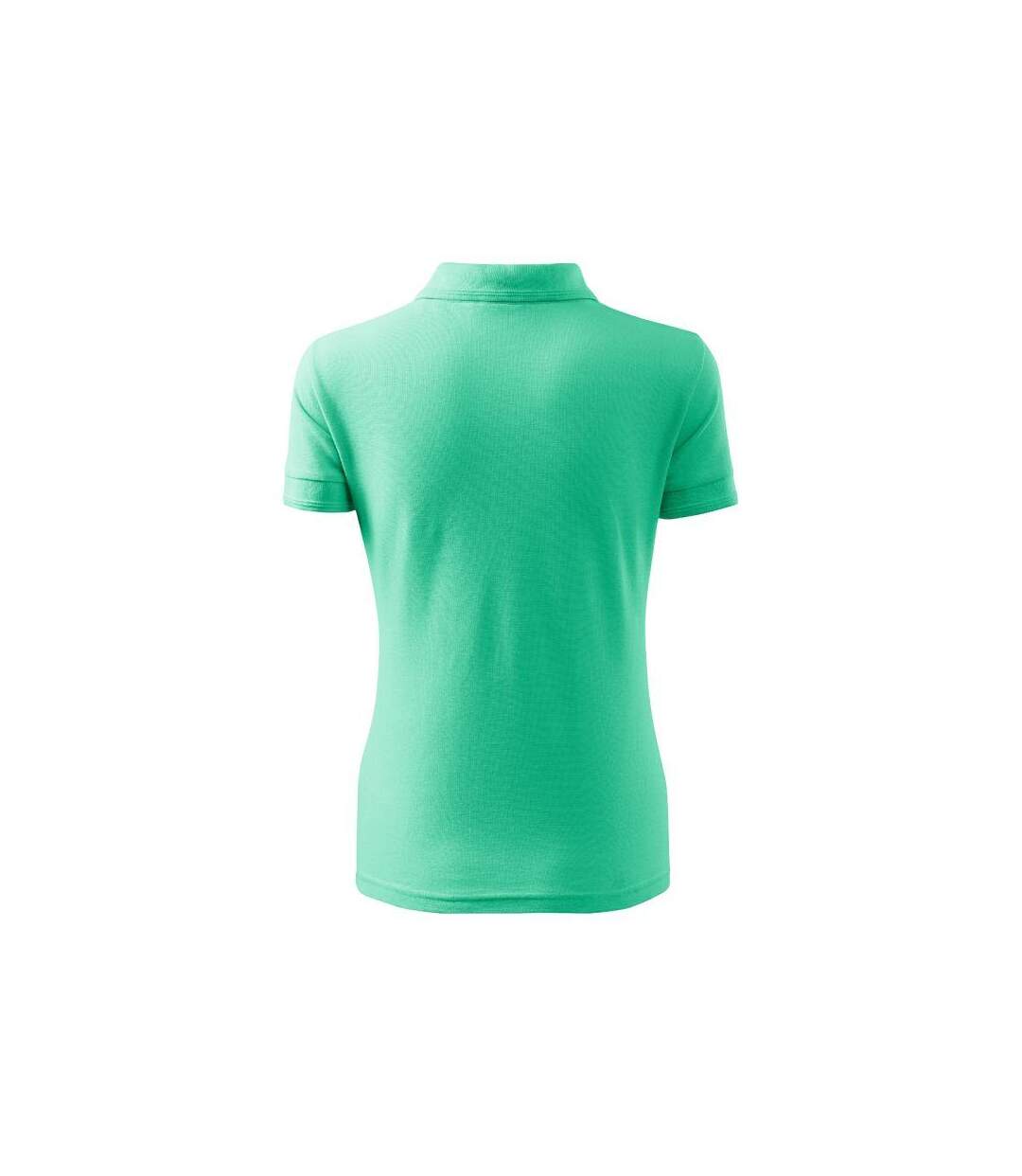 Womens/ladies Pique Polo Shirt Mint Malfini-2