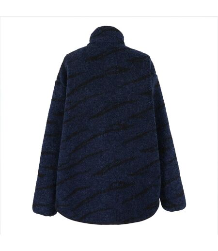 Polaire Motif/style Abstrait Frankie Femme Bleu Marine Noir Regatta
