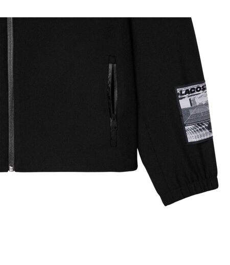 Mens Lined Track Jacket Black Lacoste