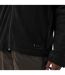 Mens Sintra Colour Block Hooded Fleece Jacket Black Rains-4