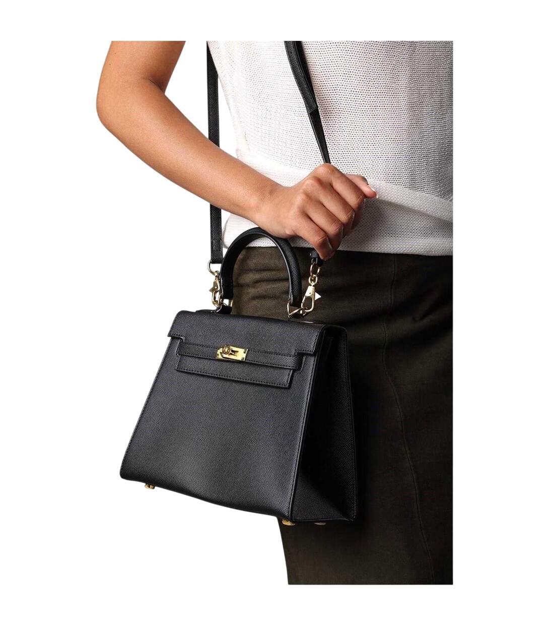 Sacoche Motif/style Mini Taille Unique Noir Where´s That From-2