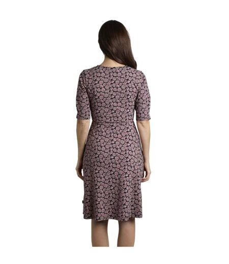 Womens/ladies cassandra jersey swing dress tearose Weird Fish