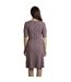 Womens/ladies cassandra jersey swing dress tearose Weird Fish-4