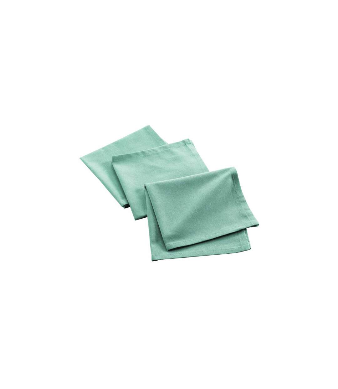 Lot de 3 Serviettes de Table Mistral 40x40cm Menthe-1