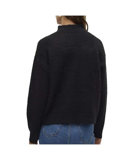 Pull noir femme vero moda moon - l