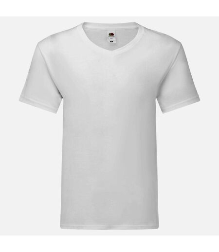 Fruit Of The Loom Mens Original V Neck T-Shirt (White) - UTPC3034