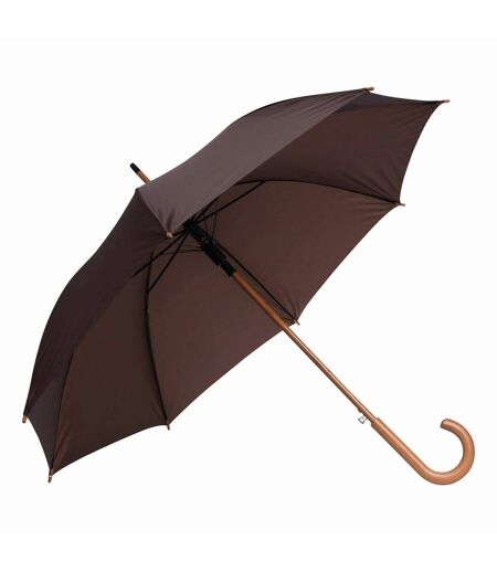Parapluie Droit Motif/style Poignée En Bois Tango 89 Cm X 103 Cm Marron Foncé L-Merch