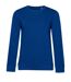 Sweat Organic Inspire Femme Bleu Roi B&C-1