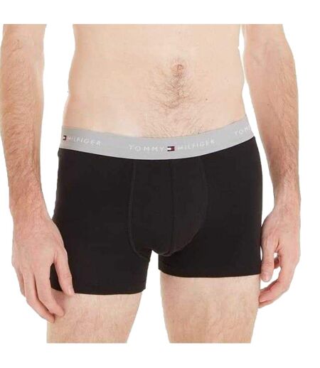 Pack Of 3  Mens Cotton Blend Classic Boxer Shorts  Black Grey White Tommy Hilfiger