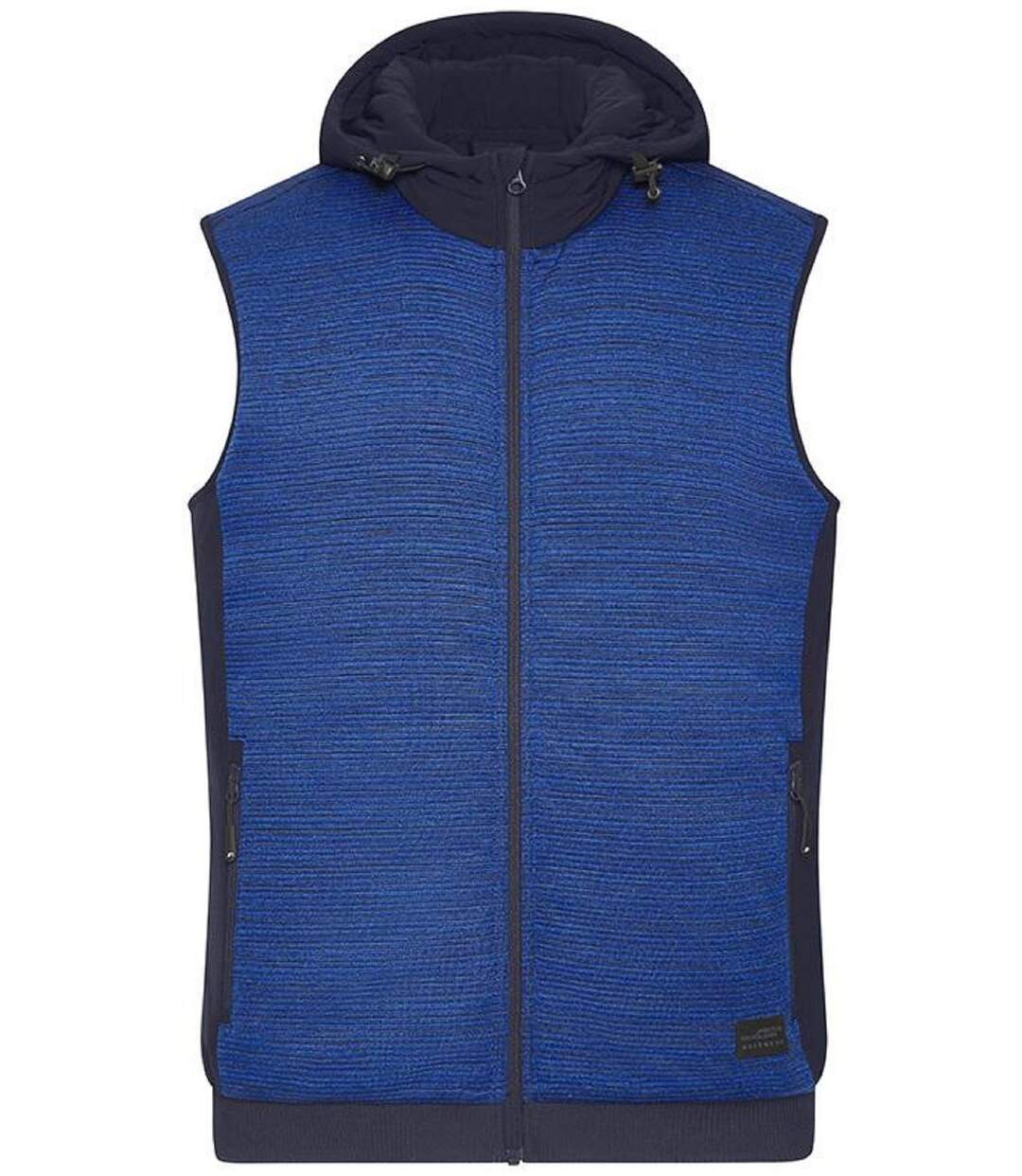 Bodywarmer gilet polaire workwear - Homme - JN1848 - bleu roi chiné