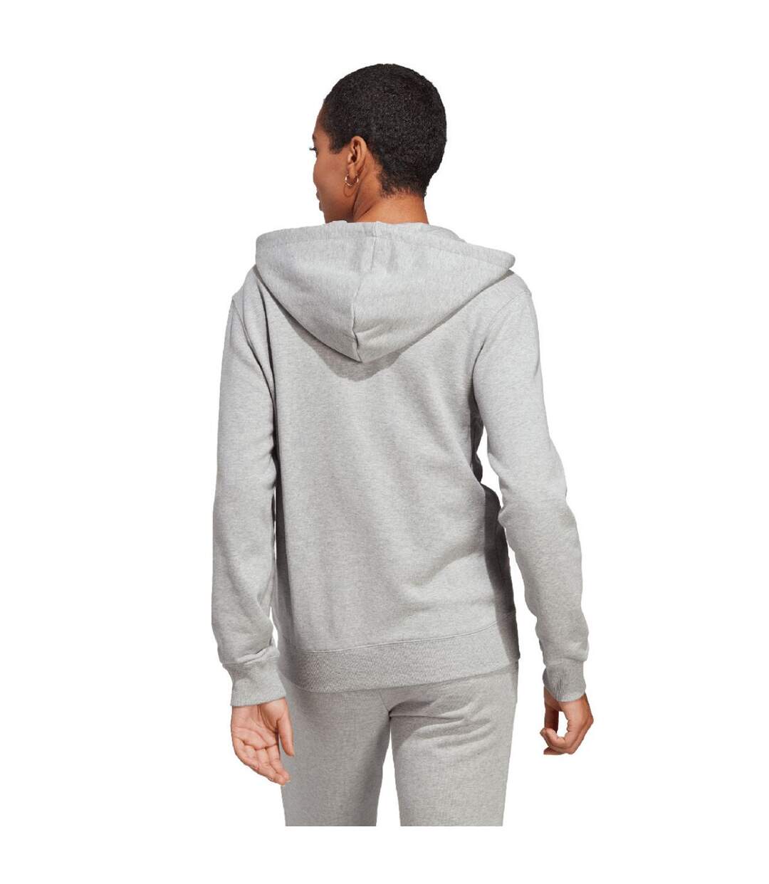 Veste À Capuche Essential Femme Gris Adidas-3
