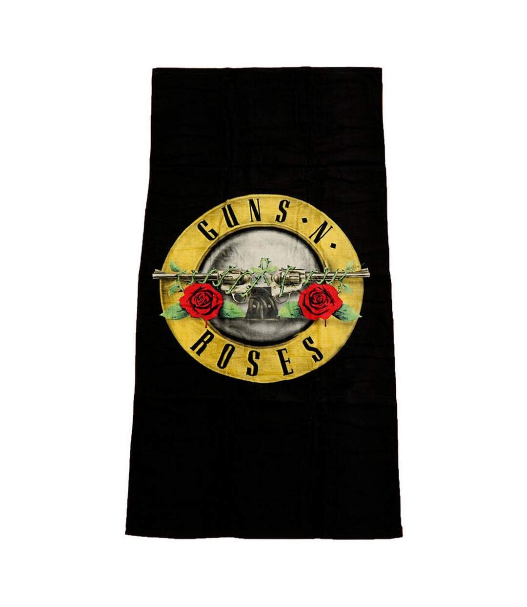 Serviette de plage noir / jaune / rouge Guns N Roses-1