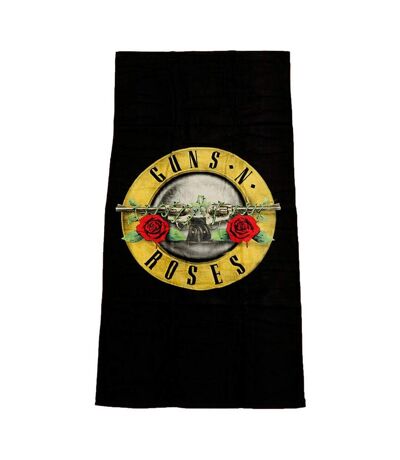 Guns N Roses Cotton Beach Towel (Black/Yellow/Red)