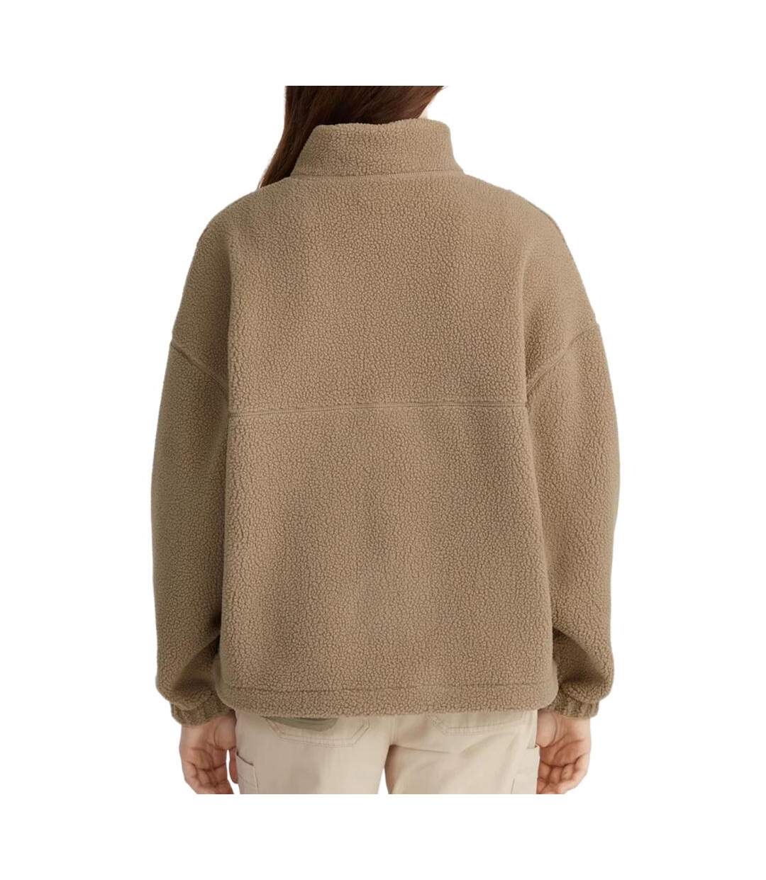 Veste sherpa marron homme o'neill high pile fleece-2