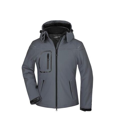 Veste Softshell Femme Carbone James And Nicholson