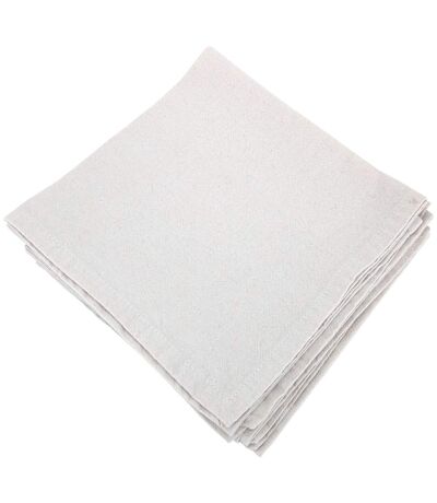 Lot de 6 serviettes de table MATTIS