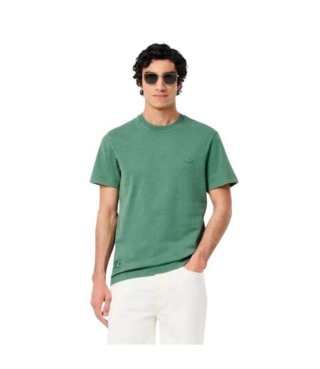 Mens Logo Crew Neck Regular T-shirt Green Lacoste