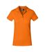 Polo Superior Femme Orange Promodoro-2