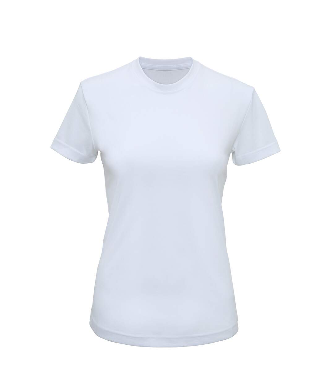 T-shirt sport femme blanc Tri Dri-1