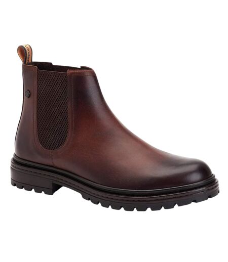 Bottines Chelsea Walsh Homme Marron Base London