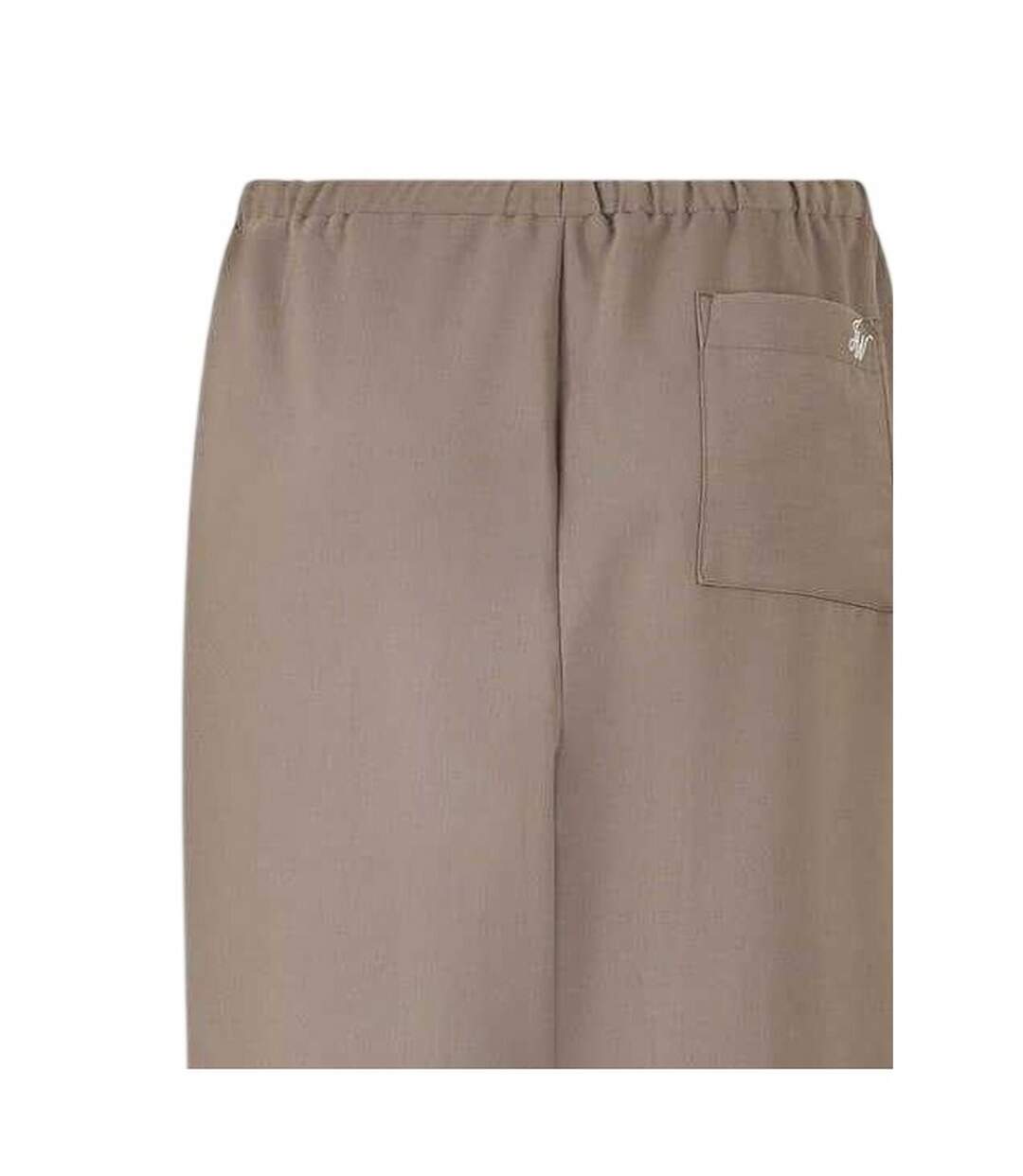 Womens/ladies Pinstripe Wide Leg Chinos Taupe Jack Wills-3