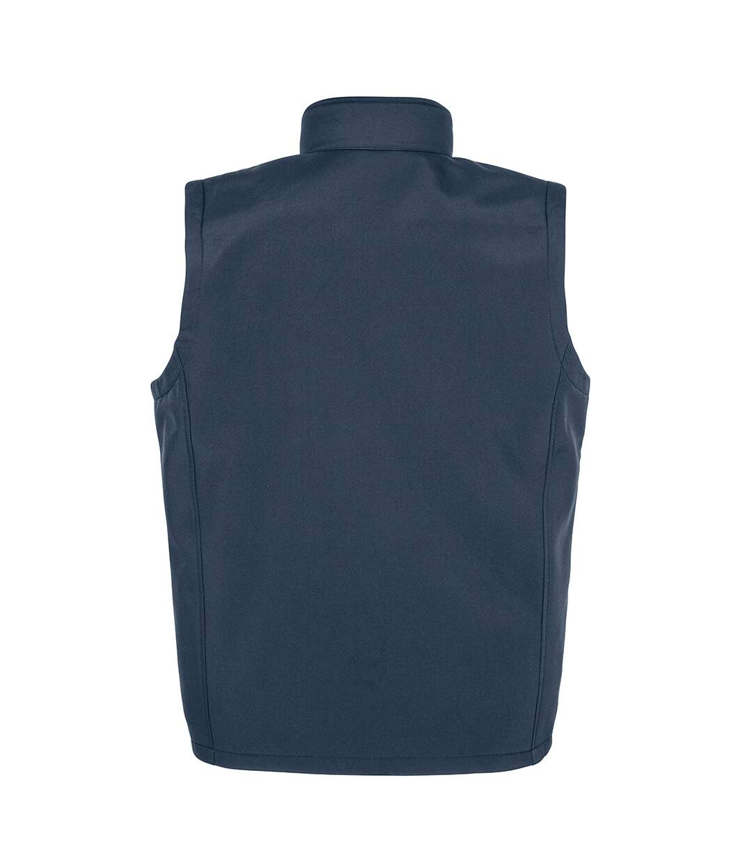 Mens softshell printable body warmer navy Result Genuine Recycled-2