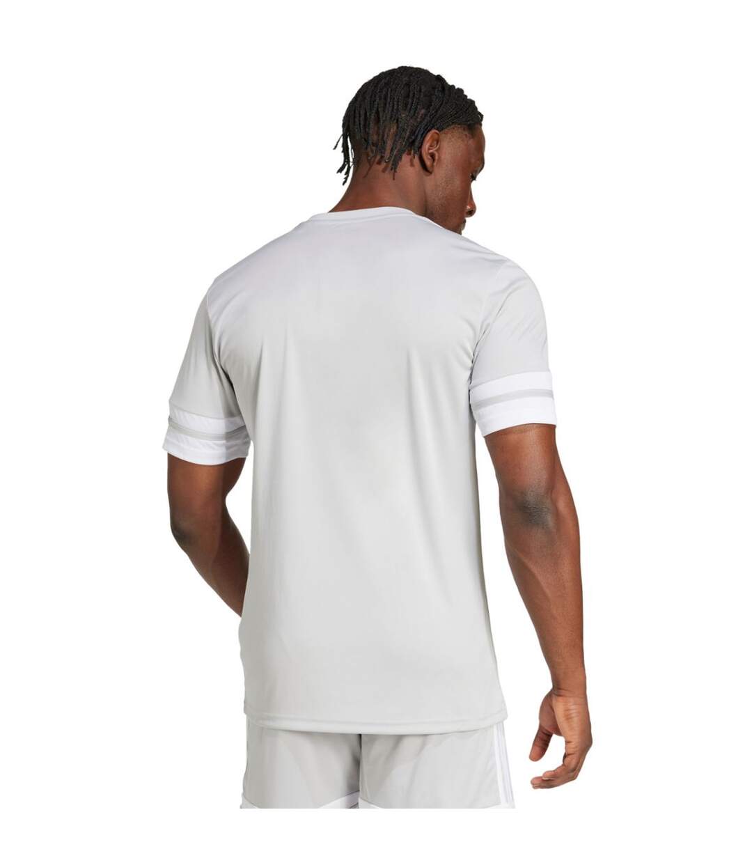 T-shirt Squadra Homme Blanc Gris Argenté Adidas-4