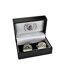 Manchester City FC Silver Plated Crest Boxed Cufflinks (Silver) (One Size) - UTBS1542