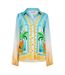 Womens/ladies Rio Regular Long-sleeved Shirt Blue Never Fully Dressed-2