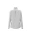 Womens/ladies broadway quarter zip golf base layer top white Forelson-2