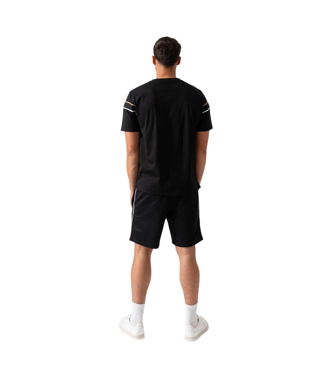 T-shirt Homme Noir Boss-3